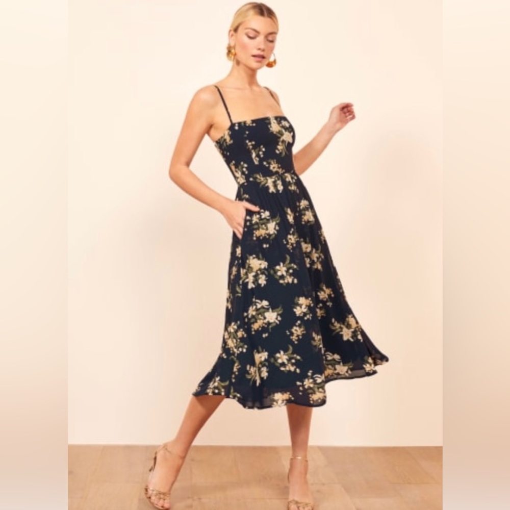 Reformation Floral Midi Dress